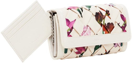 Desigual Geldbörse „Mone Magna Marisa“ In Gelb – Bestickte Designer-Brieftasche