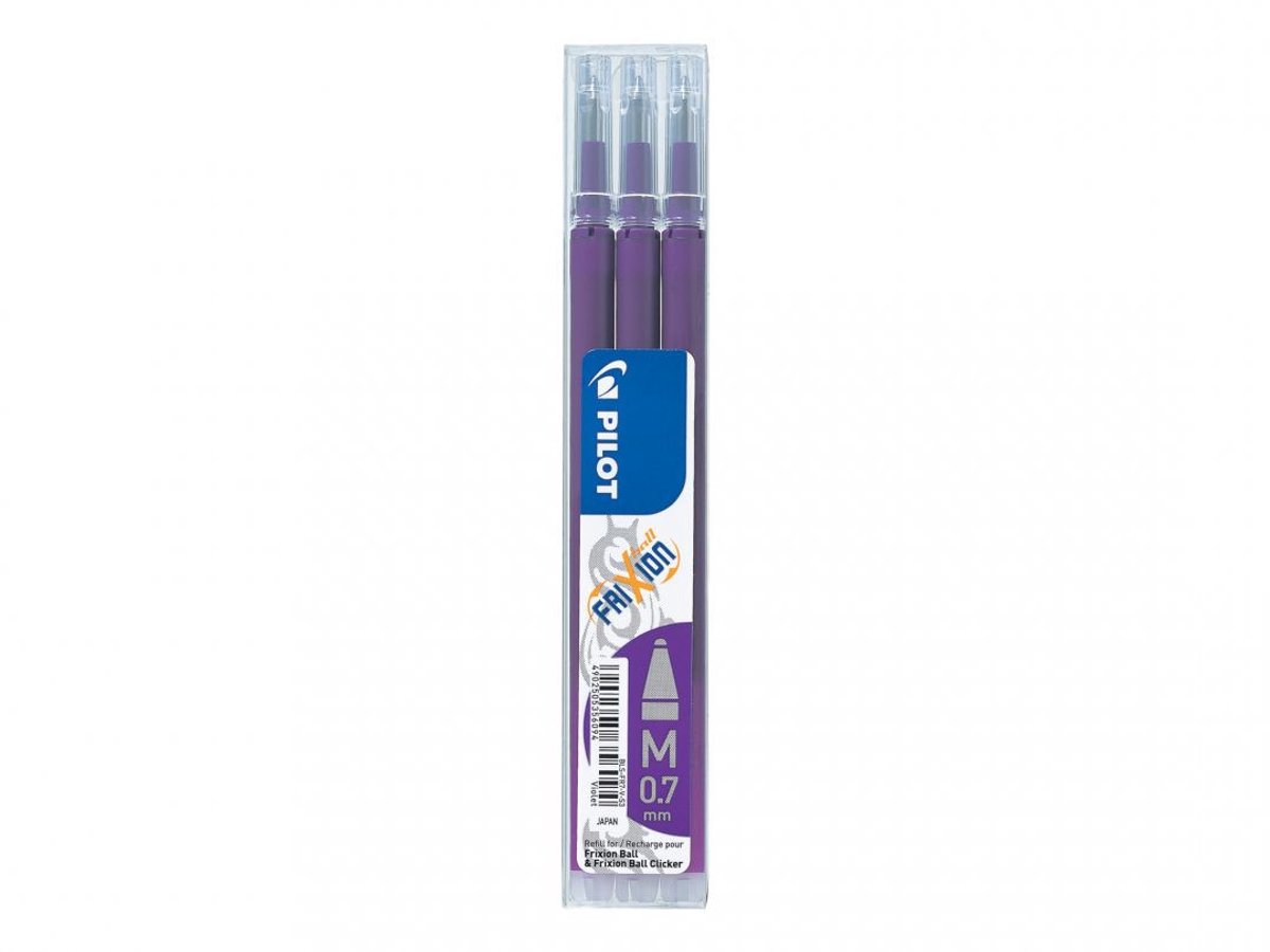 PILOT FriXion Ball Stick uitwisbare gelrollerball met 07-0,7 mm punt in geschenkverpakking (warme tinten