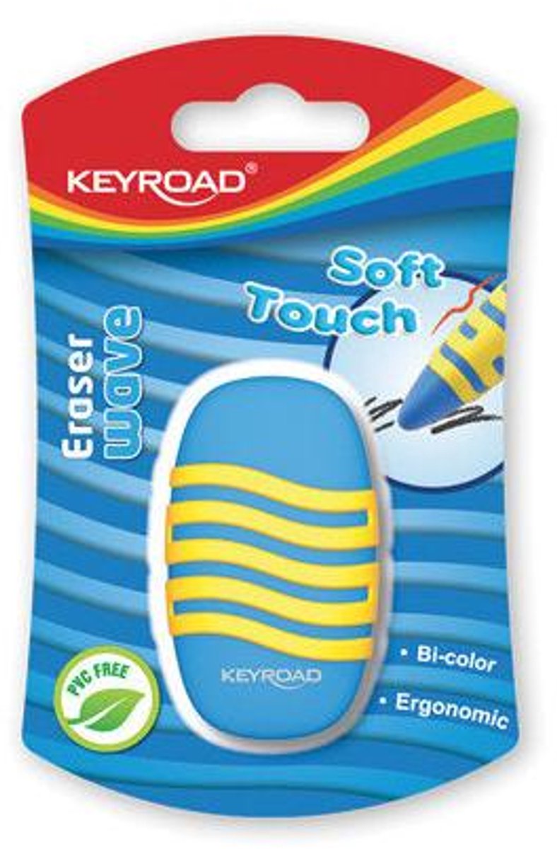 CWR KR971388 schooletui Zachte etui Blauw, Geel