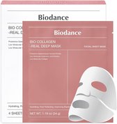 Biodance - Bio Collagen Real Deep Mask - Korean Beauty Collagen Face Mask - 4 pieces per box - Europees gecertificeerd versie