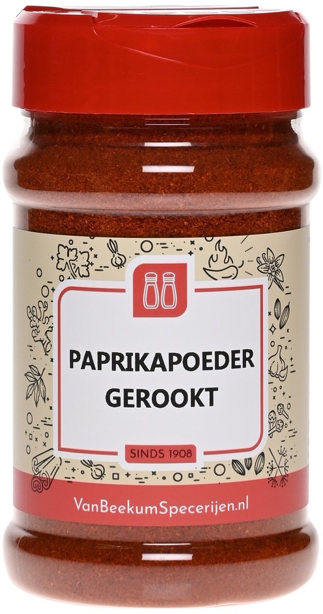 Goedkoopste Van Beekum Specerijen - Paprikapoeder Gerookt - Strooibus 150 Gram