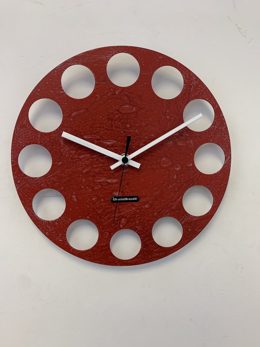 MOSACLOCK RED LABEL Wandklok Modern Industrieel Design