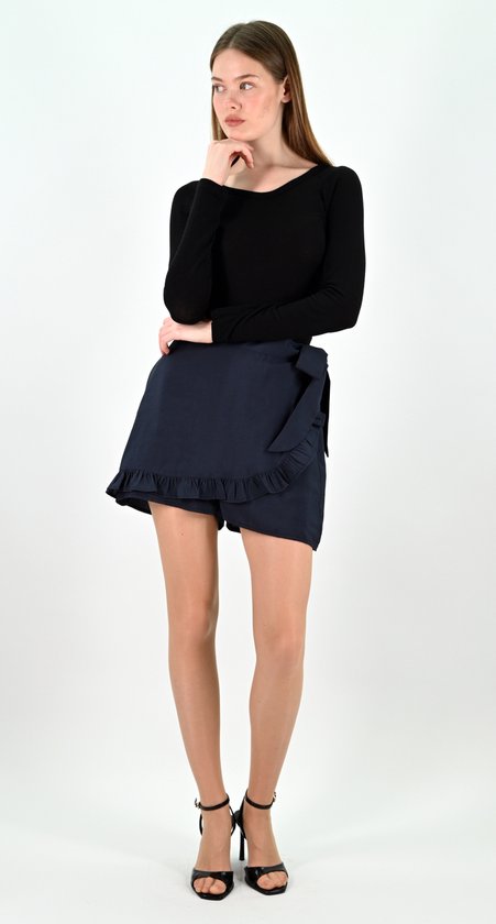 YesMooi - Broekrok - Dames Skort - Navy - XL (42)