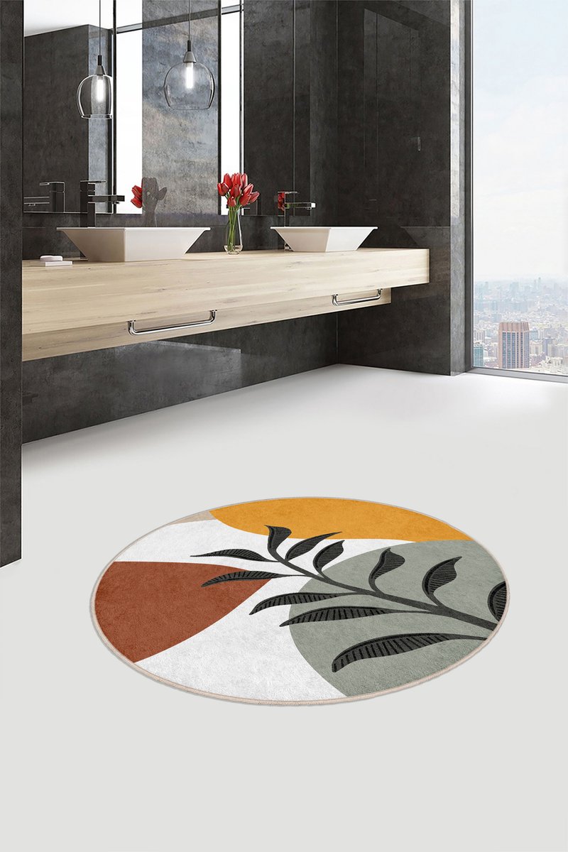 Gözze - Premium antislip badmat, RIO, 100% microvezel, 60 x 100 cm - donkerblauw