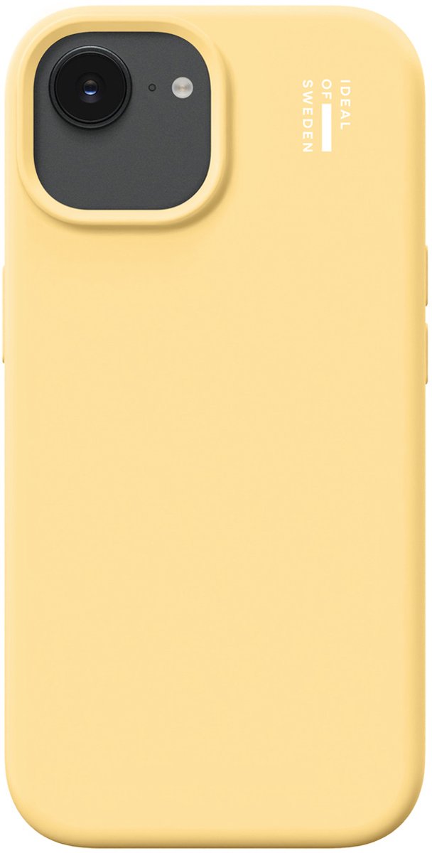 iDeal of Sweden Silicone Case geschikt voor Apple iPhone 17e / 16e / 15 / 14 / 13 - Soft Lemon