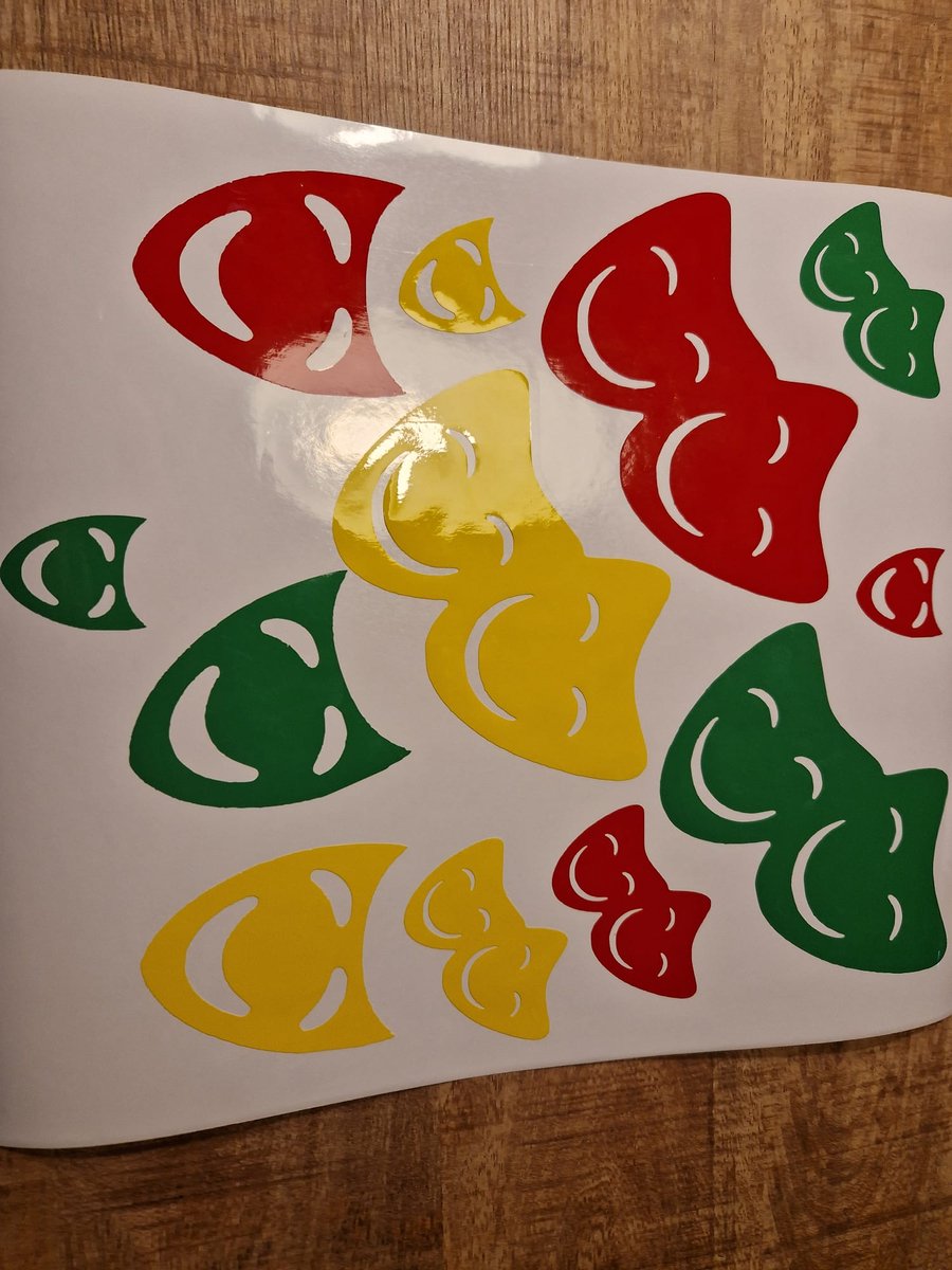 Raamsticker herbruikbaar carnaval