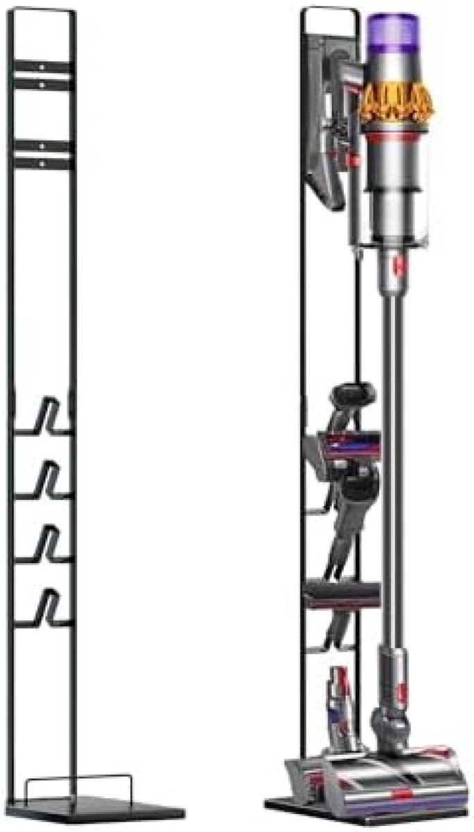 Vacuüm Standhouder Station Compatibel voor Dyson V15 V6 V7 V8 V10 V11 DC58 DC59 DC62 DC74, Stofzuigerstandaard vloerhouder zonder boren van de muur