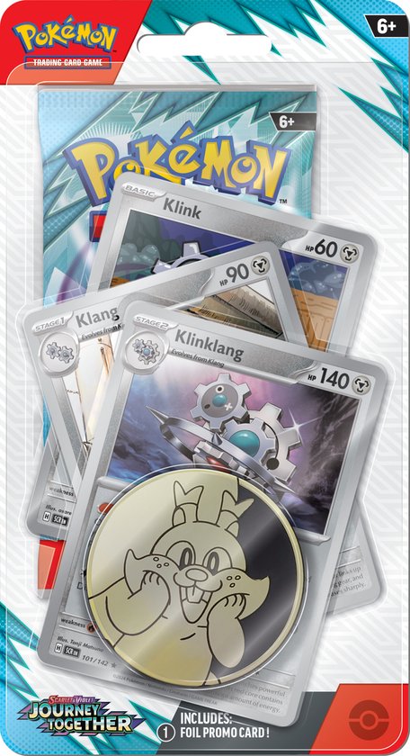 Pokémon - SV09 Journey Together - Premium Checklane Klinklang - Pokémon Kaarten