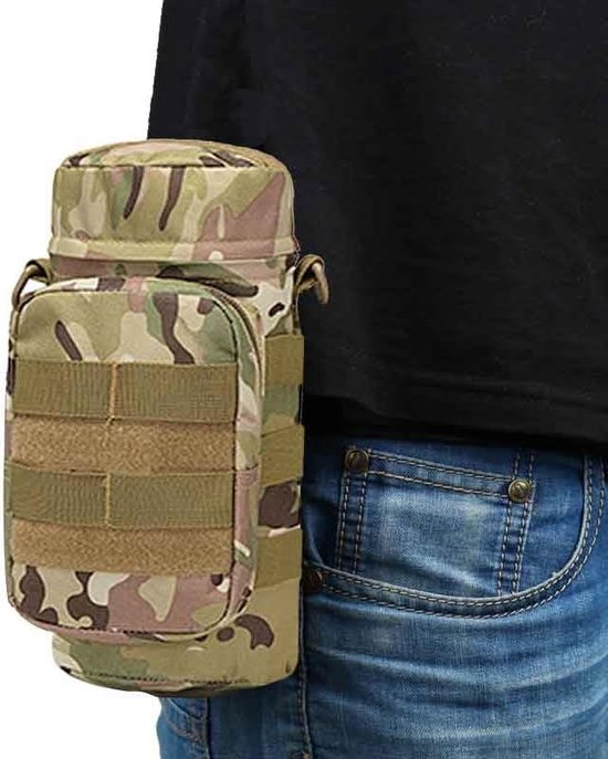 1stuk - Tactische flessenhouder - Waterdichte Tas - flessenhouder, militaire drinkflestas - waterfleshouder - voor Wandelen, Camping, Reizen, — afbeelding 4
