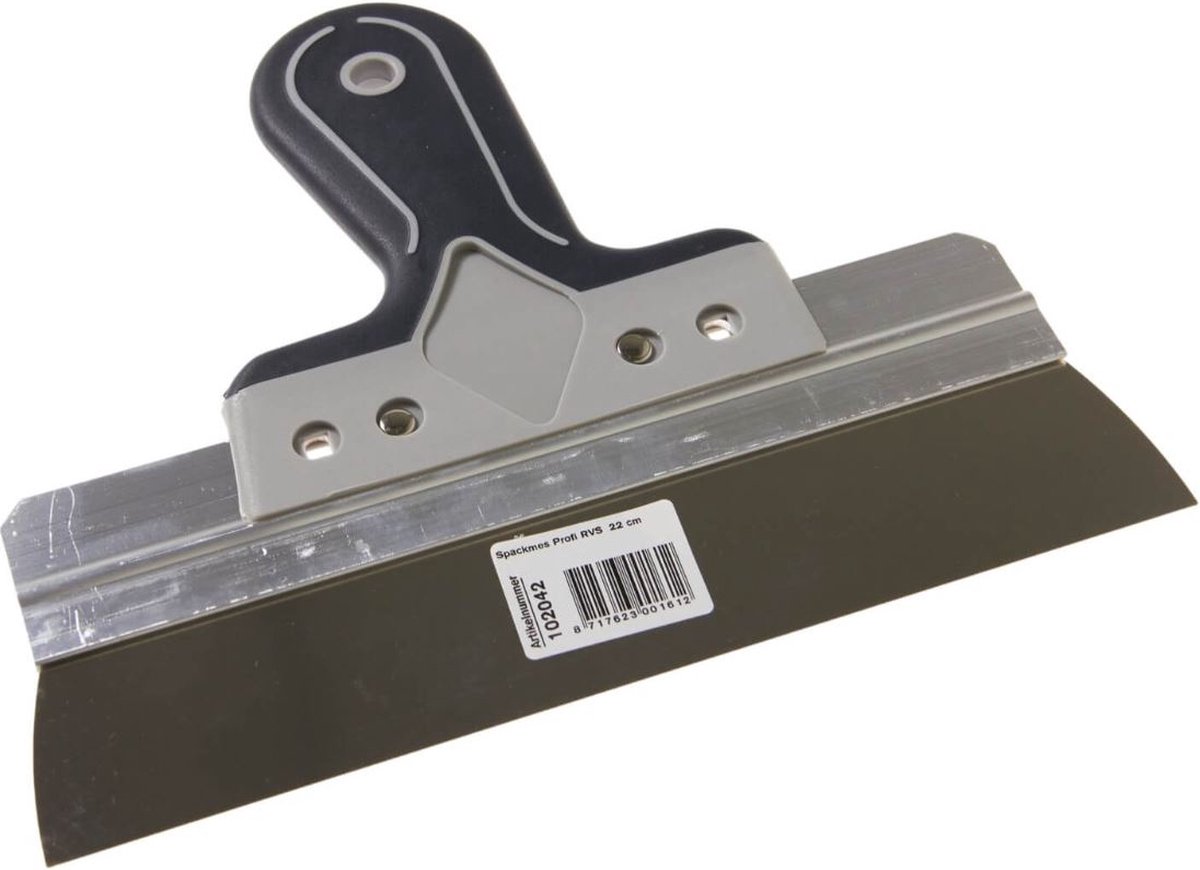 Spackmes Profi RVS 22 cm.