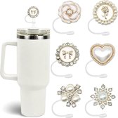 6 stuks rietjesafdekkingen voor Stanley Cup accessoires – Stofdichte siliconen rietjesdoppen in 6 verschillende kleuren, 10mm rietjesaccessoires, herbruikbaar, compatibel met Stanley Tumbler 6 stuks rietjesafdekkingen voor Stanley Cup accessoires – Stofdichte siliconen rietjesdoppen in 6 verschillende kleuren, 10mm rietjesaccessoires, herbruikbaar, compatibel met Stanley Tumbler