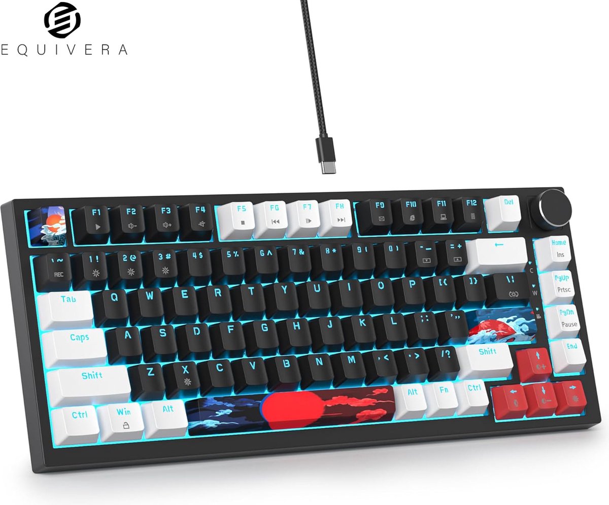Equivera Mechanisch Toetsenbord - Gaming Toetsenbord - Mechanical Keyboard - Mechanische Toetsenbord