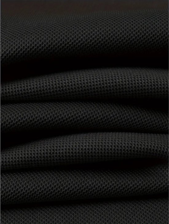 Polo Livano Homme - T-Shirt Homme - Chemise - Chemise - Polo Manches Longues - Zwart - L