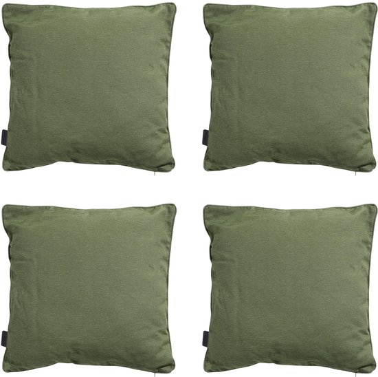 Madison - Sierkussen Panama vert - Env. 60x60 cm - Set de 4