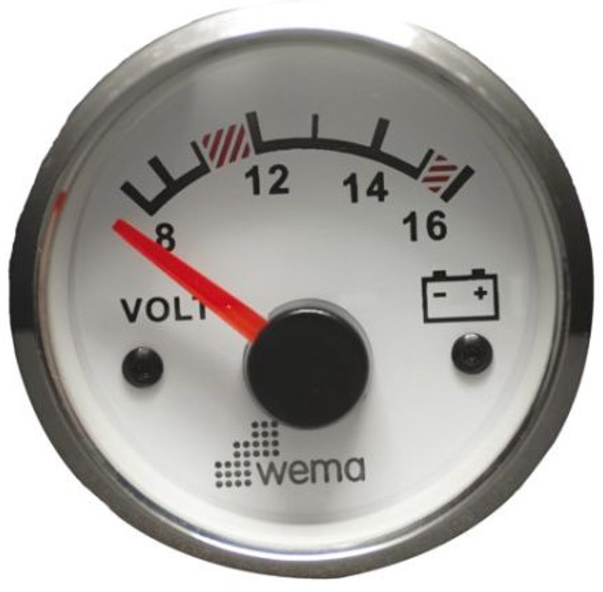 Wema Voltmeter - Wit