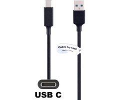 OneOne 2,2m USB C kabel. Sterke 60W laadkabel. Stevig oplaadkabel snoer past op Kobo (Rakuten) eReader Elipsa, Elipsa 2E, Sage, Libra 2, Libra Colour, Clara 2E, Clara Colour, Clara BW - Kindle (Amazon) Scribe