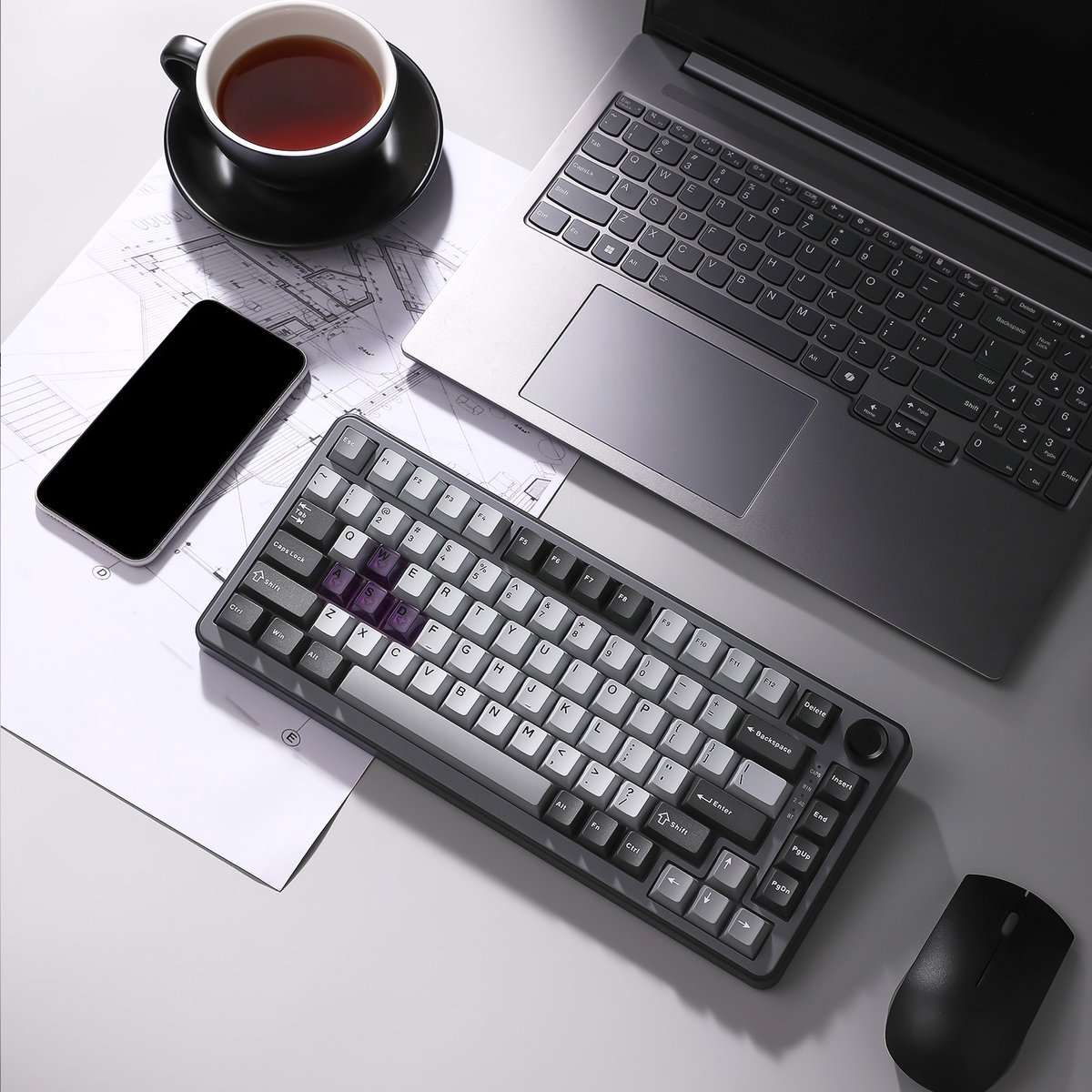 Yunzii B75 Pro Mechanisch Gaming Keyboard RGB thumbnail 6