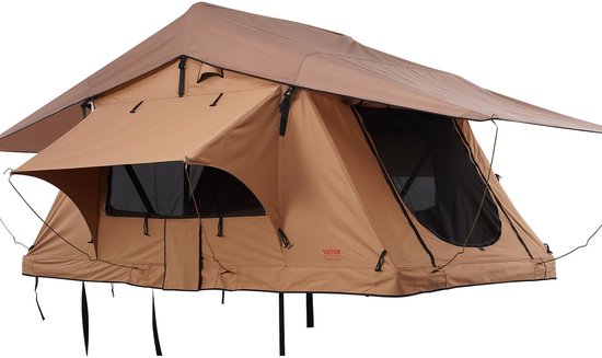 By Barkhuis Daktent auto - Auto tent - Rooftop tent - Daktenten - incl ladder en waterdichte hoes - 2 personen