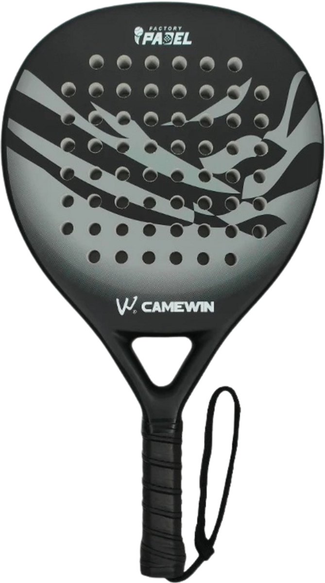 Nivard Padel Racket - Padelrackets - Padelracket - Grijs