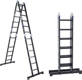 ALDORR Professional - Vouwladder 4 x 6 treden zonder platform - Aluminium - 3,10 meter