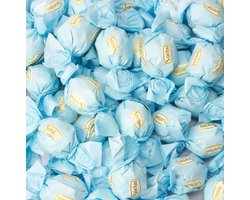 30 chocolade praline ballen in blauwe wikkel voor babyshower en geboorte chocoladebollen