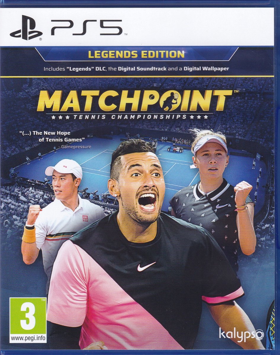 Matchpoint Tennis Championships – Legends Edition PS5