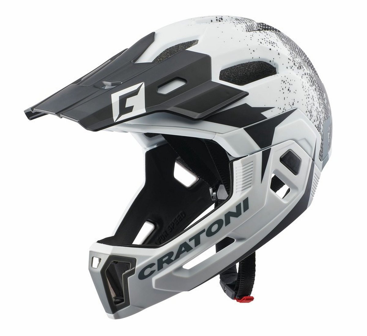 Helm Cratoni C-Maniac 2.0 MX white-black matt L-XL