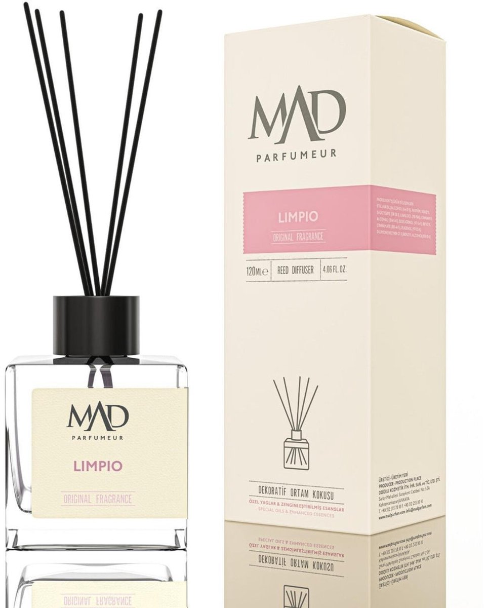 Mad Parfumeur Limpio - Interieur geur - 120 ML
