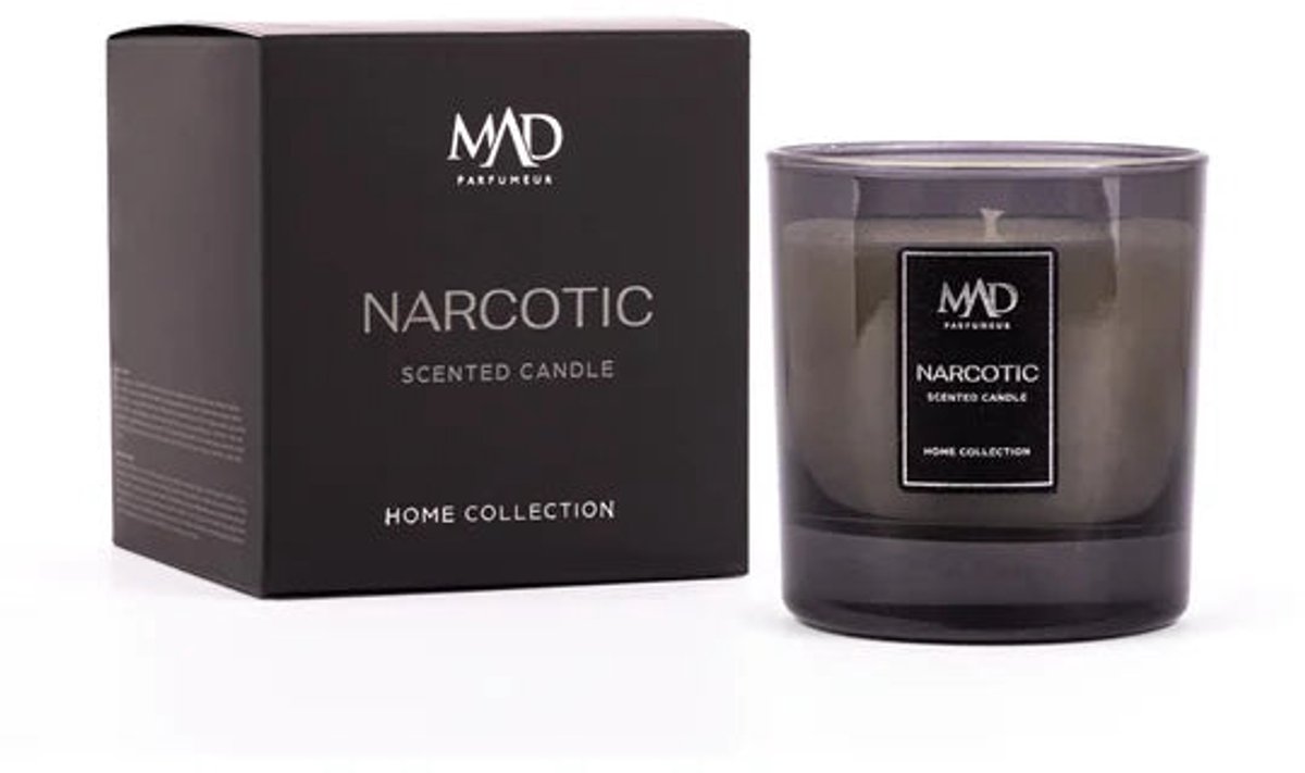 Mad Parfumeur Narcotic Geurkaars 200 Gram - Geurkaarsen – Fruitig & Bloemig
