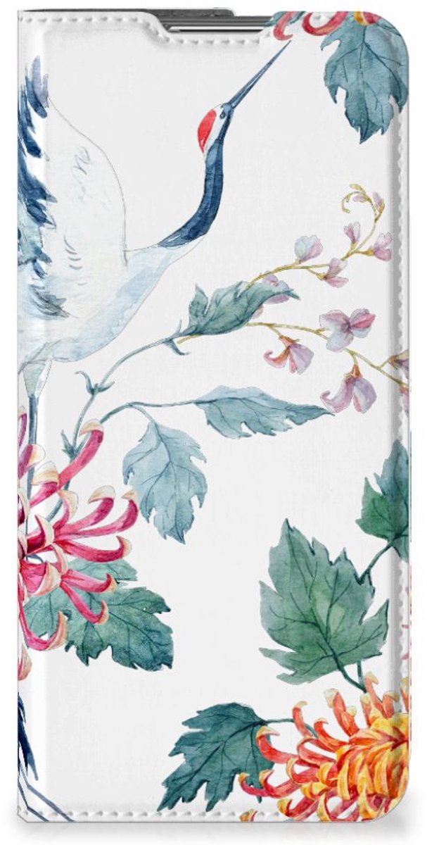 OPPO Find X5 Pro Hoesje maken Bird Flowers