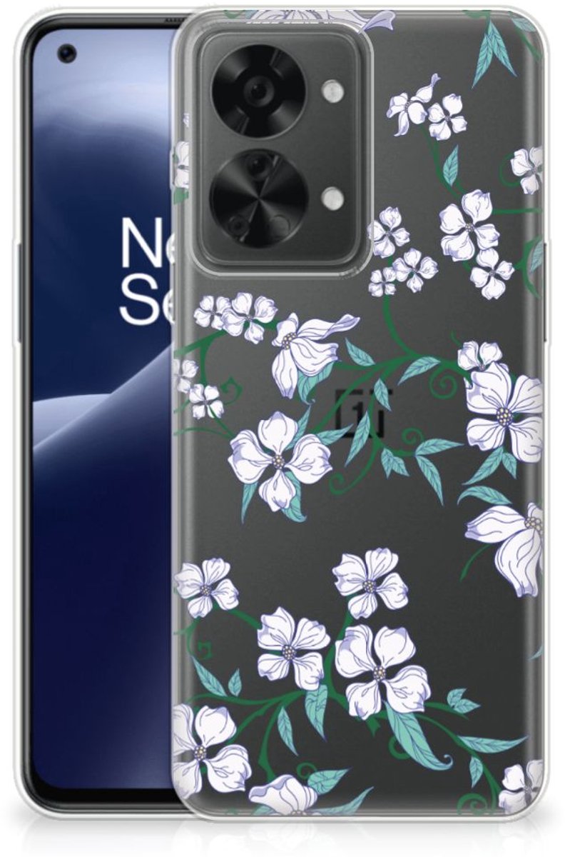 OnePlus Nord 2T Uniek TPU Case Blossom White