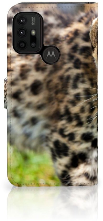 Étui pour téléphone portable Motorola Moto G10 | G20 | Housse de protection G30 avec photo Bébé léopard