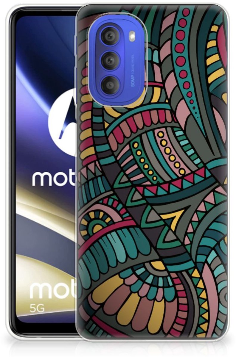 Motorola Moto G51 5G TPU bumper Aztec