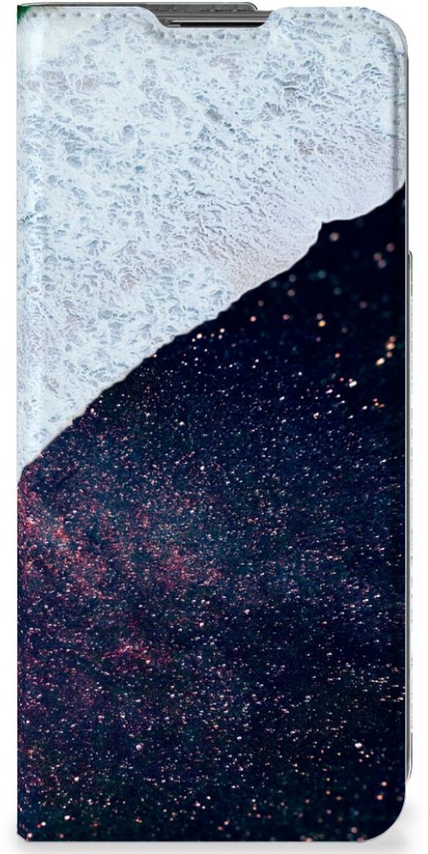 Book Case voor OnePlus Nord CE 2 5G Stand Case Sea in Space