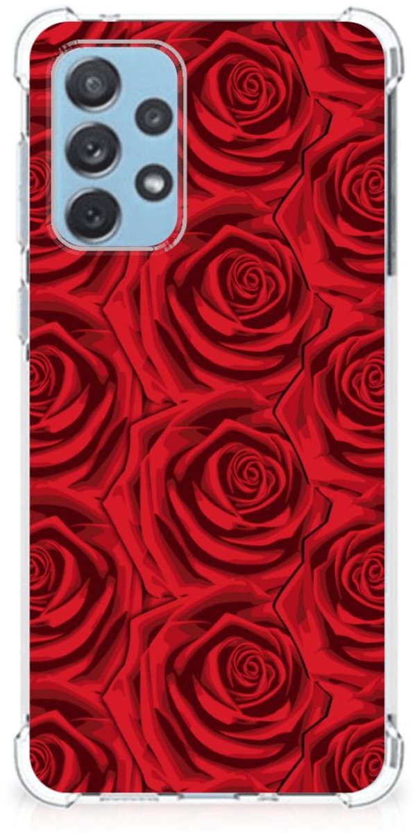 Samsung Galaxy A73 Case Red Roses