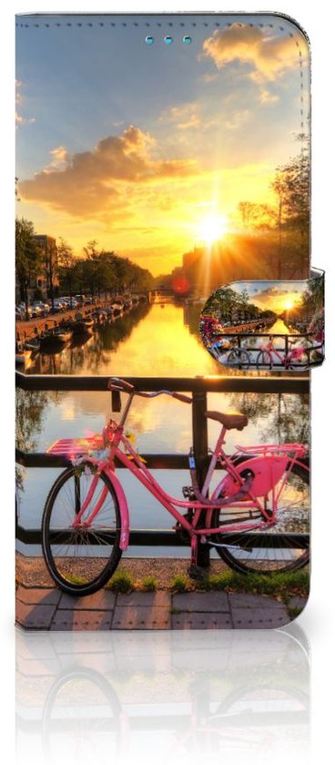 Protection Téléphone Motorola Moto G51 5G Portefeuille Les Canaux D'Amsterdam