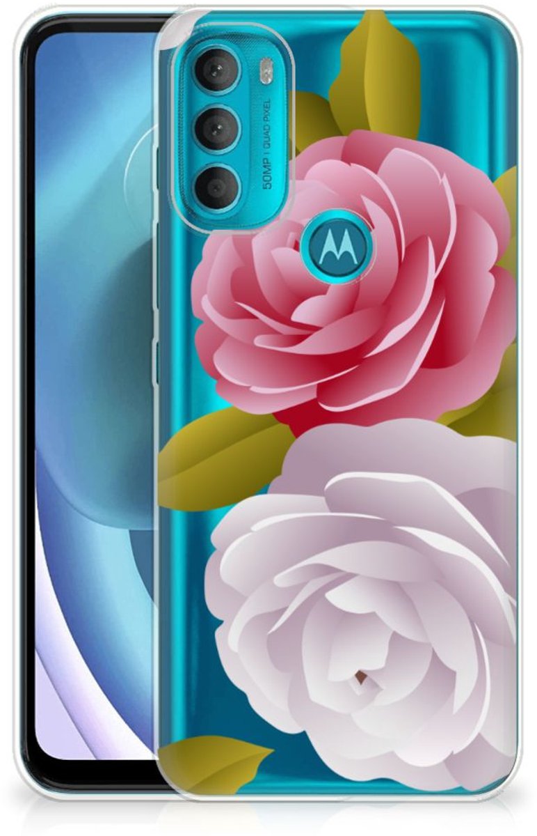 Motorola Moto G71 5G TPU Case Roses