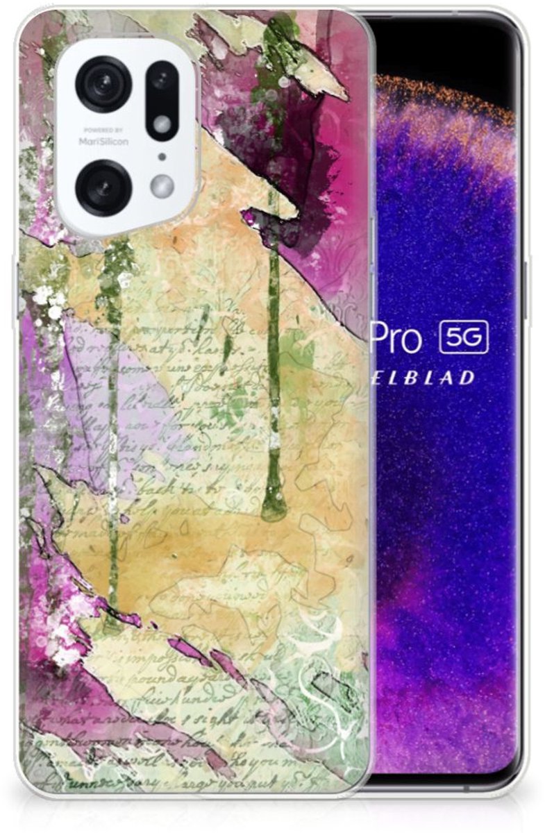 Hoesje maken OPPO Find X5 Pro Letter Painting