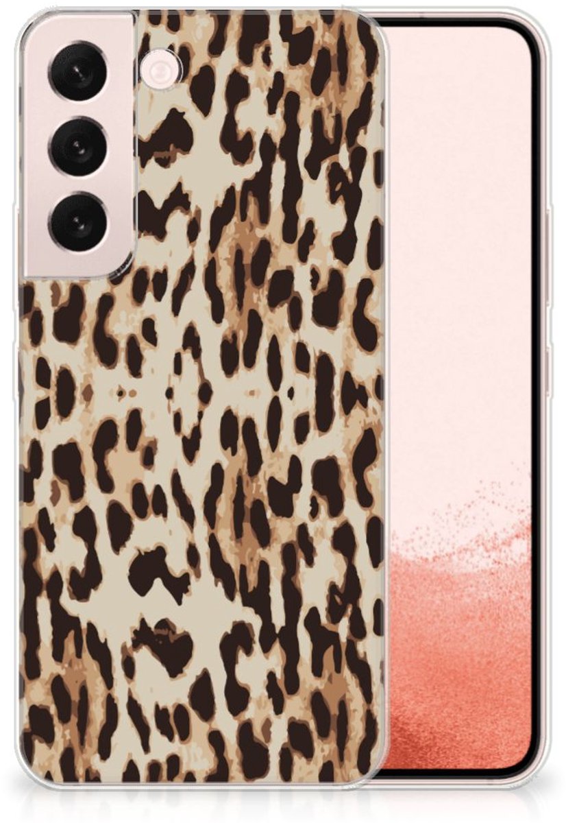 Samsung Galaxy S22 TPU Hoesje Leopard