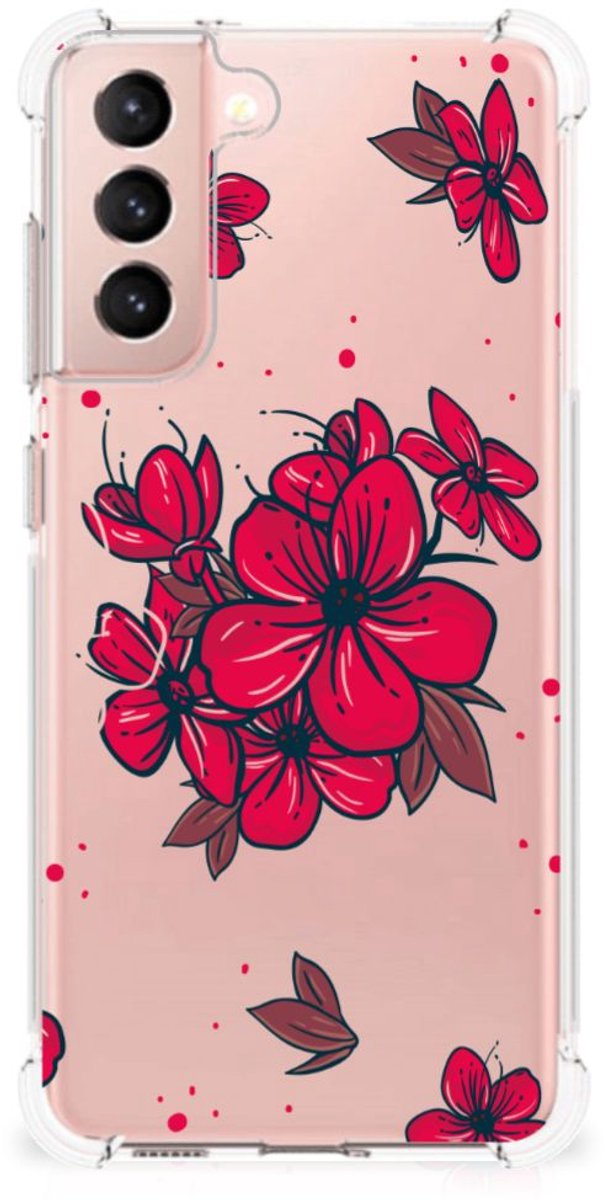 Samsung Galaxy S21 FE Case Blossom Red