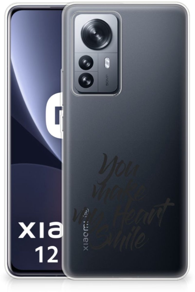 Xiaomi 12 Pro Siliconen hoesje met naam Heart Smile