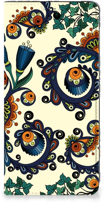 Coque OPPO A17 Bookcase Baroque Flower