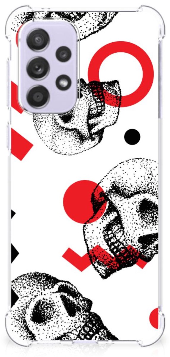 Extreme Case Samsung Galaxy A33 Skull Red