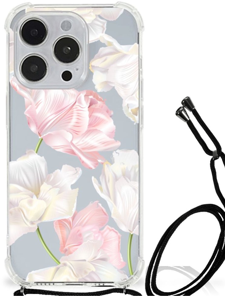 Back Cover voor iPhone 14 Pro Max Case Lovely Flowers