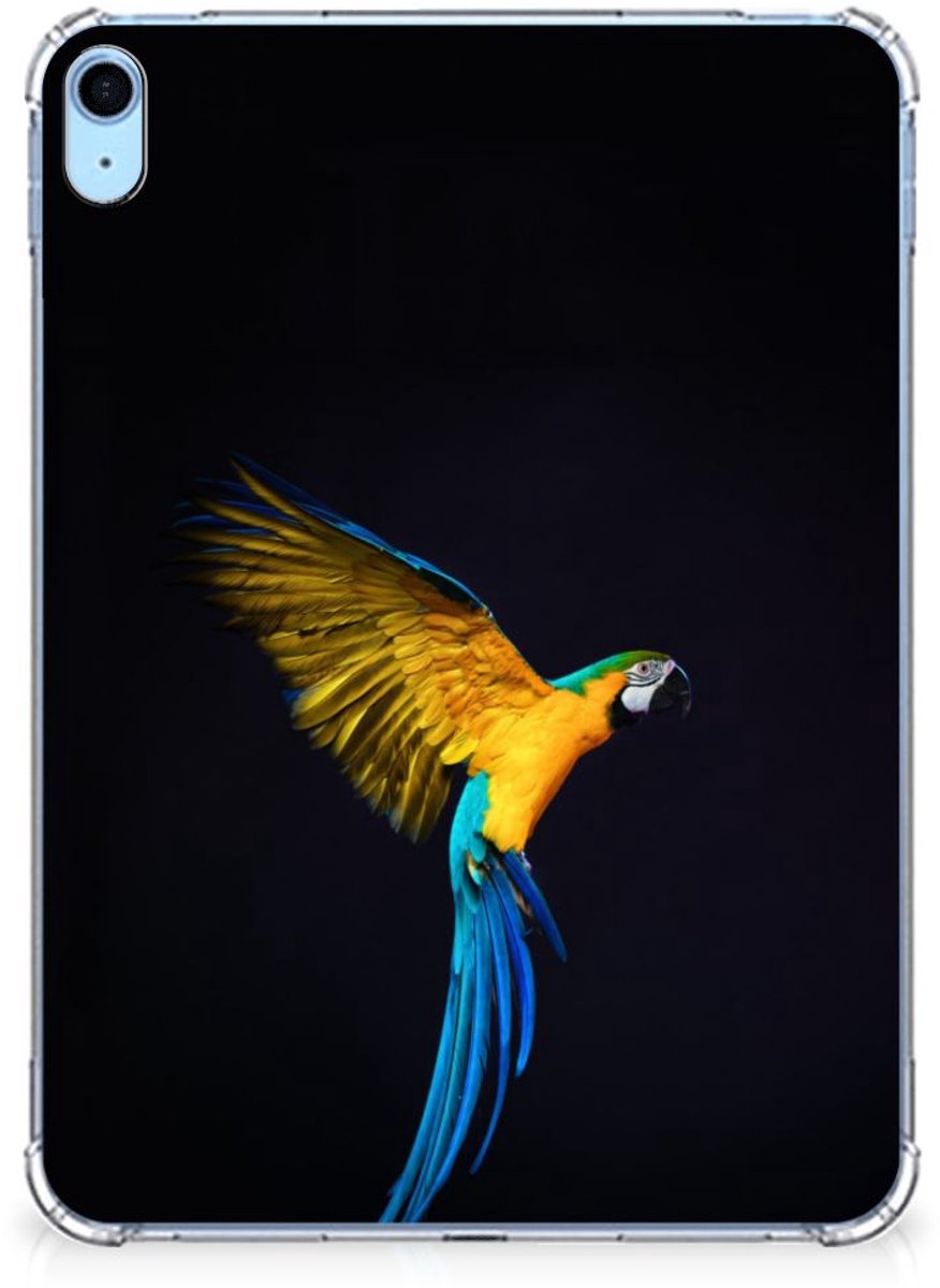 Back Cover voor iPad (2022) 10.9 Back Case Papegaai