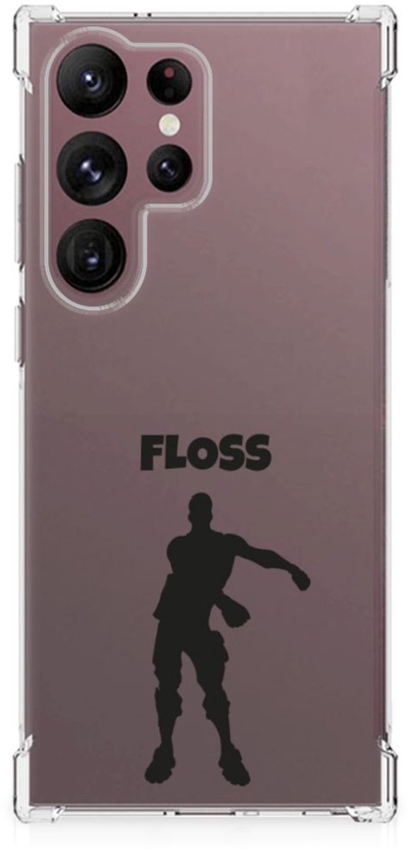 Back Cover voor Samsung Galaxy S23 Ultra Stevig Bumper Hoesje Floss