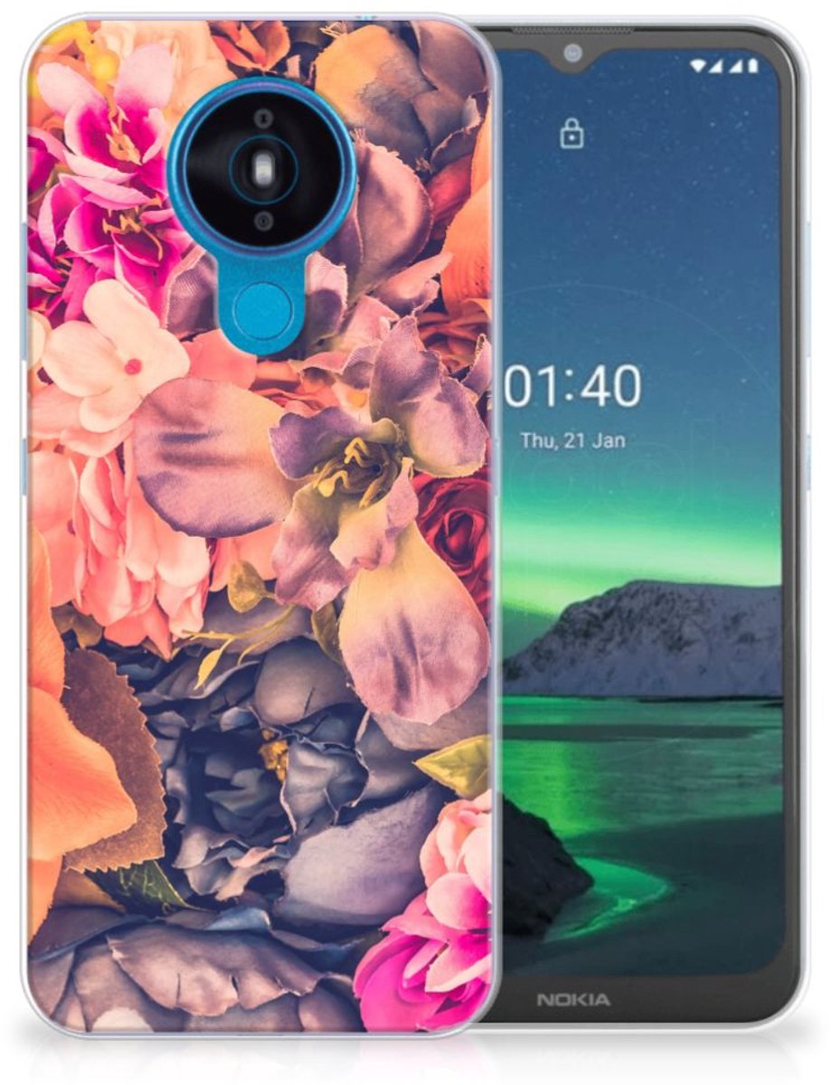 Nokia 1.4 TPU Case Bosje Bloemen