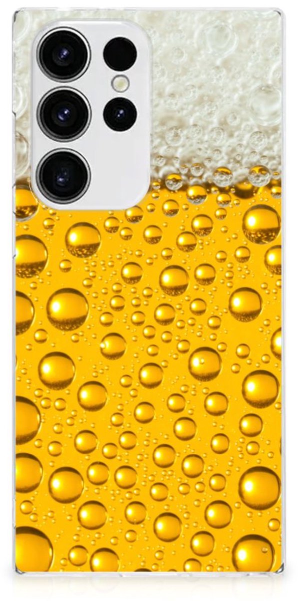 Samsung Galaxy S23 Ultra Siliconen Case Bier