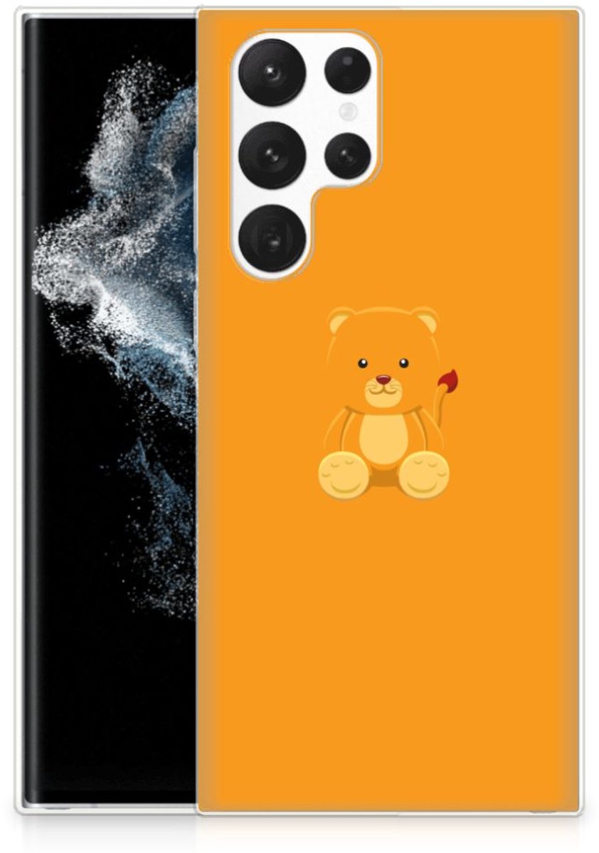 Samsung Galaxy S22 Ultra Telefoonhoesje met Naam Baby Beer