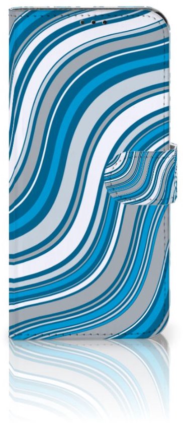 Housse pour Sony Xperia 10 II Coque Vagues Bleues
